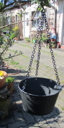 Blumenampel metall ketten - blumenampel,