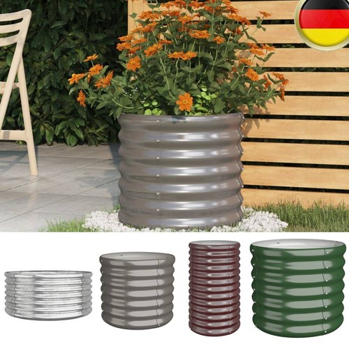 Rund pflanzkübel stahl - rund,