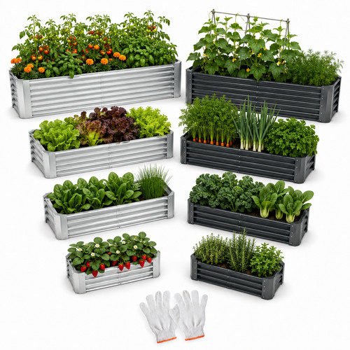 Hochbeet metall verzinkt 4 - hochbeet,