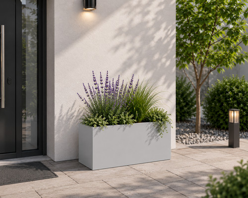 Blumenkasten verzinkter stahl - verzinkter,