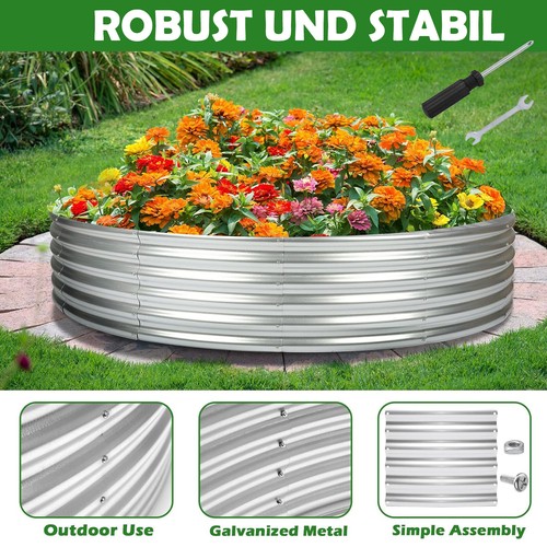 Metall hochbeet pflanzbeet - metall,
