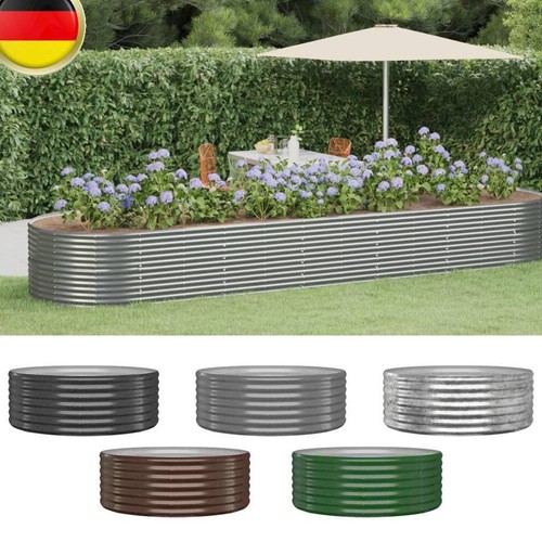 Metall oval pflanzgefäß - metall,