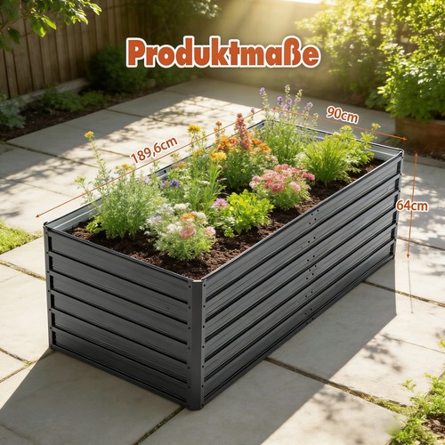 Metall blumenbeet pflanzbeet - metall,